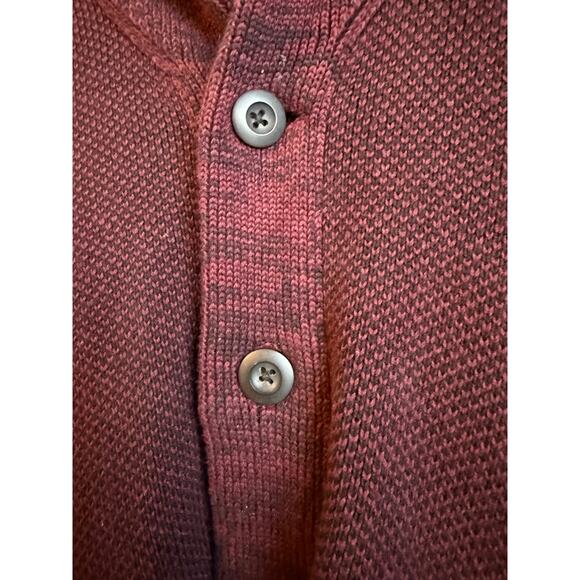 American Rag Cie Mens Shawl Neck‎ Collar Cardigan Button Sweater Scarlet Size XL - Picture 6 of 10